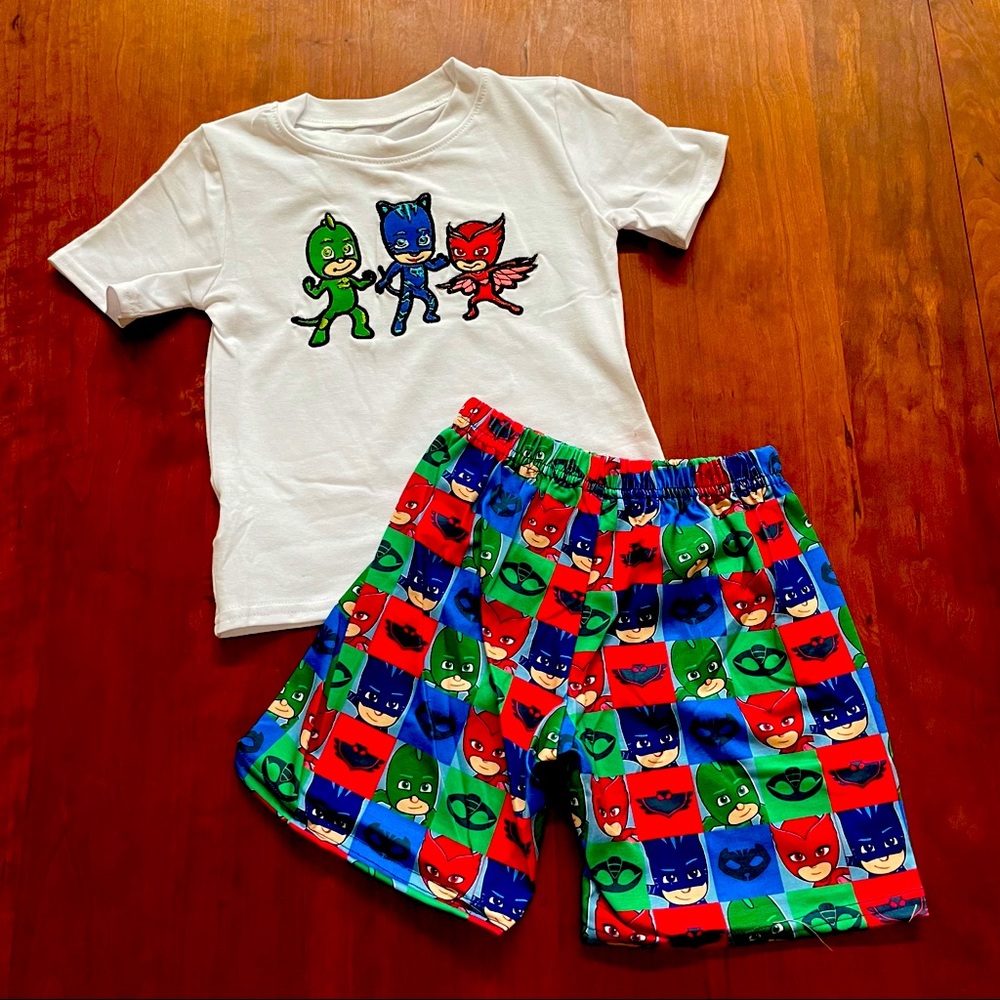 PJ Masks Appliqué Shorts Set